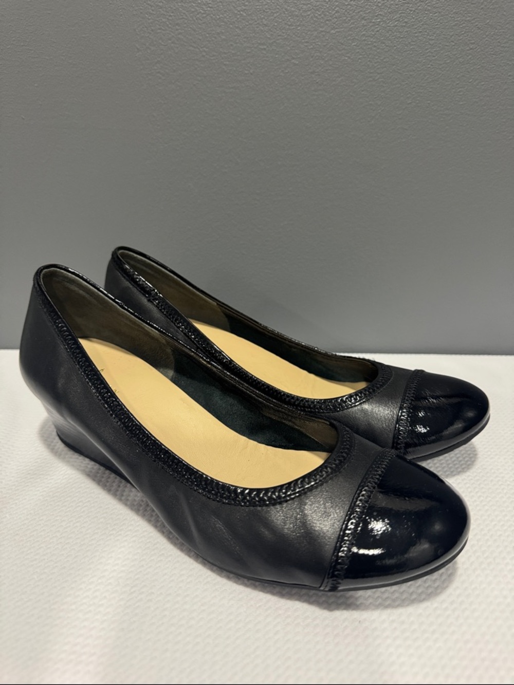 Cole Haan Nike Air Ballet Wedge Shoes Size 9.5